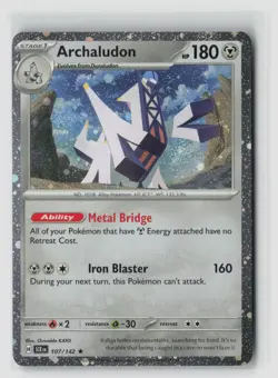 Archaludon #107/142 Cosmos Holo Promo Pokemon TCG NM - Image 1