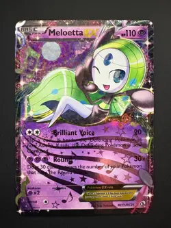 Meloetta EX RC11/RC25 Pokemon Legendary Treasures Rare Lightly Played (LP) 2013 - Image 1