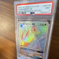 Pokemon Dragonite GX Full Art Holo SM Black Star Promo #SM156 PSA 9 2018 - Image 3