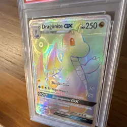 Pokemon Dragonite GX Full Art Holo SM Black Star Promo #SM156 PSA 9 2018 - Image 4
