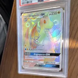 Pokemon Dragonite GX Full Art Holo SM Black Star Promo #SM156 PSA 9 2018 - Image 5
