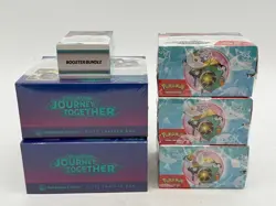 Pokemon TCG Journey Together Lot (2)PC ETB (3)Booster Boxes (1) Booster Bundle - Image 5