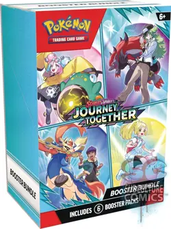 Pokemon TCG SV09 Journey Together Booster Bundle Factory Sealed New 6 Packs - Image 1