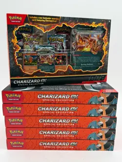 Lot of (6) Pokemon TCG Charizard ex Special Collection Boxes SEALED NEW - Image 1