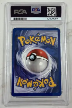 2000 Pokemon 1st Edition Team Rocket Dark Alakazam Holo #1 PSA 8 - Image 2