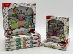 Pokemon TCG 151 Lot of (4) Poster Collection (2) Alakazam ex Collection Boxes - Image 1