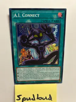 A.I. Connect Super Rare ALIN-EN054 NM 1st Edition Yu-Gi-Oh! - Image 1