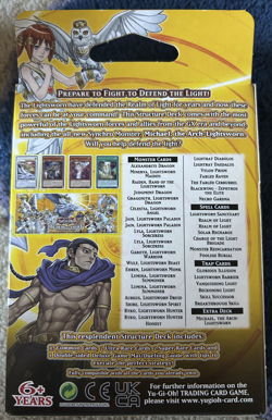 YuGiOh Realm of Light Structure Deck THREE COPIES Lightsworn Deck Unlimited SDLI - Image 3