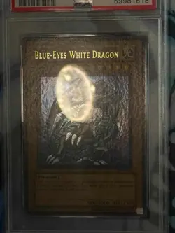 YuGiOh! Blue-Eyes White Dragon SDK-001 WAVY PSA 9 - Image 2