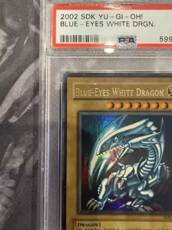 YuGiOh! Blue-Eyes White Dragon SDK-001 WAVY PSA 9 - Image 3