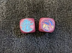 Yugioh ManaMoon Amanda Lapalme Magician Girl Dice Pair + Dice Bag - Image 1