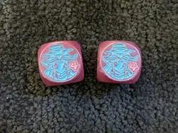 Yugioh ManaMoon Amanda Lapalme Magician Girl Dice Pair + Dice Bag - Image 5