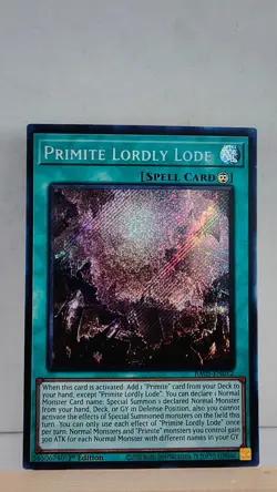 Primite Lordly Lode 1st Edition [NM] - Yu-Gi-Oh! RA05 [Secret Rare] - Image 1