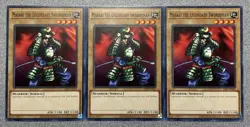 Masaki the Legendary Swordsman LOB-EN038 (x3) Common Unlimited Edition NM - Image 1