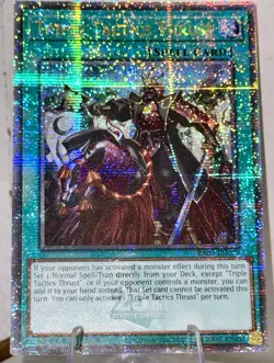 Yugioh! Triple Tactics Thrust RA03-EN072 Quarter Century Secret Rare 1st Ed Gem - Image 3