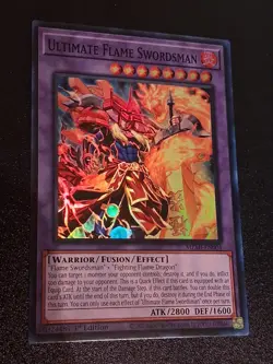 Yu-Gi-Oh Ultimate Flame Swordsman MZMI NM 1st Edition - Image 1