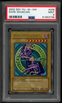 Dark Magician SDY-006 Ultra Rare Yugioh PSA 9 *736 - Image 1