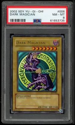 Dark Magician SDY-006 Ultra Rare Yugioh PSA 8 *735 - Image 1
