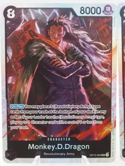 2x OP12-094 [SR]Monkey.D.Dragon NM One Piece TCG Legacy Of The Master English - Image 2