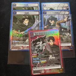 Union Arena: Attack On Titan: Levi And Eren SRs Bulk - Image 1
