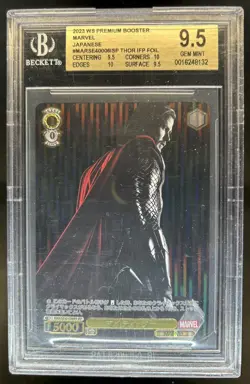 2023 Weiss Schwarz Japanese Marvel Thor IFP Foil #MAR/SE40-006IFP BGS 9.5 - Image 1
