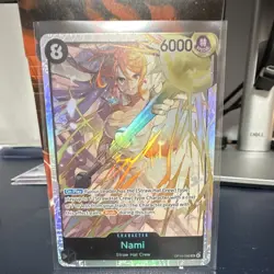 Nami One Piece CCG OP15-086 Special Holo Alt Art Character Card 6000 Power - Image 1