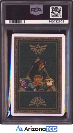 The Legend Of Zelda 2011 Link Jack Of Hearts Zelda Playing Cards GEM MINT PSA 10 - Image 2