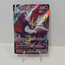 Cinderace VMAX 036/192 Swsh02: Rebel Clash Ultra Rare Full Art Holo Pokemon Card - Image 1