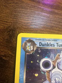 Dark Blastoise 3/82 Dunkles Turtok Holo Rare Vintage WOTC Pokemon Card German - Image 2