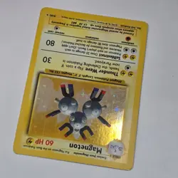 Base Set Unlimited Magneton 9/102 | Holo Rare | Great Centering | Pokemon Card - Image 5