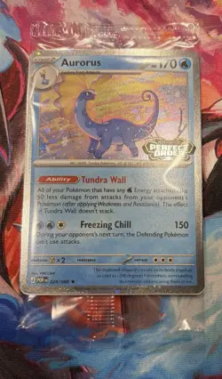 Pokemon Perfect Order Auroras Stamped Promo Card Sealed 024/088 - Image 1