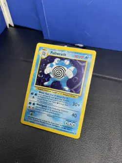 Original 1999 Pokemon Card Poliwrath 13/102 Base Set Holo - Image 1