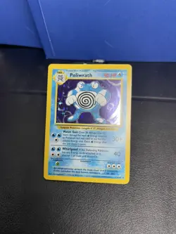 Original 1999 Pokemon Card Poliwrath 13/102 Base Set Holo - Image 2