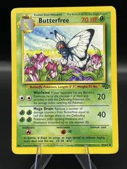 (NM) Butterfree Jungle Uncommon 33/64 Pokemon TCG Card 327a2-26 - Image 1