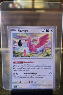 Flamigo 170/193 Paldea Evolved Pokemon TCG English Card - Image 1