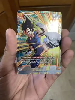 Dragon Ball Super Fusion World Vegeta FP-073 Promo Foil Battle Card English NM - Image 1