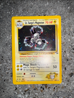 Pokemon TCG Cards Lt. Surge's Magneton 8/132 Gym Heroes Holo - Image 4