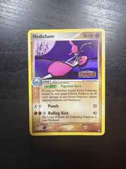 Pokemon TCG Medicham 34/108 Uncommon EX Power Keepers Card - Image 1