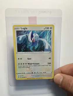 Lugia 132/185 (NM) Holo Rare Sword & Shield: Vivid Voltage 2020 Pokemon Card TCG - Image 3