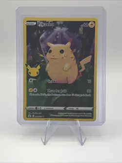 Pokemon TCG Pikachu Ultra Rare Card 05/25 Celebrations NM/M Condition - Image 1