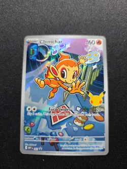 Pokemon 30th Anniversary Sinnoh Promo: Chimchar 041 Pokemon Card/NM - Image 1