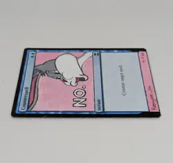 MtG Hand Painted Altered Counterspell Bugs Bunny No Meme Alter Card By Raevynne - Image 3
