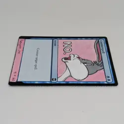 MtG Hand Painted Altered Counterspell Bugs Bunny No Meme Alter Card By Raevynne - Image 5