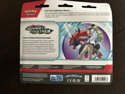 Pokemon Journey Together Trading Card Booster Pack With Scrafty! - Image 2