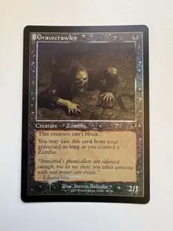 Gravecrawler Foil Retro Frame MTG Magic the Gathering Card NM Near Mint INR - Image 1
