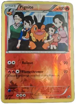 M DUO SET Pignite 26/113 Legendary Treasures | Reverse Holo + Card NEW MINT - Image 3