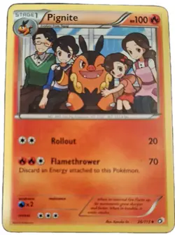 M DUO SET Pignite 26/113 Legendary Treasures | Reverse Holo + Card NEW MINT - Image 4