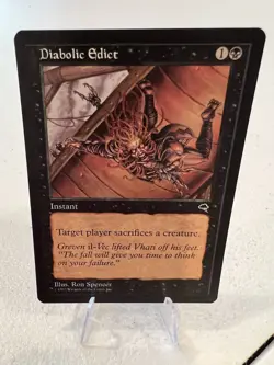 MTG - Tempest - Diabolic Edict - Image 1