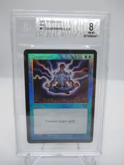 Counterspell - Foil Magic mtg 7th Edition BGS Graded 8 - Image 1