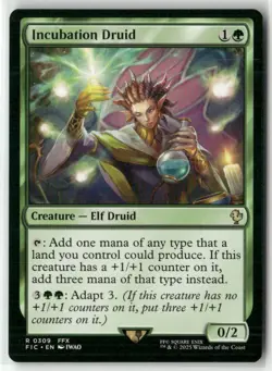 Incubation Druid 309 NM MTG FINAL FANTASY Commander Magic - Image 1